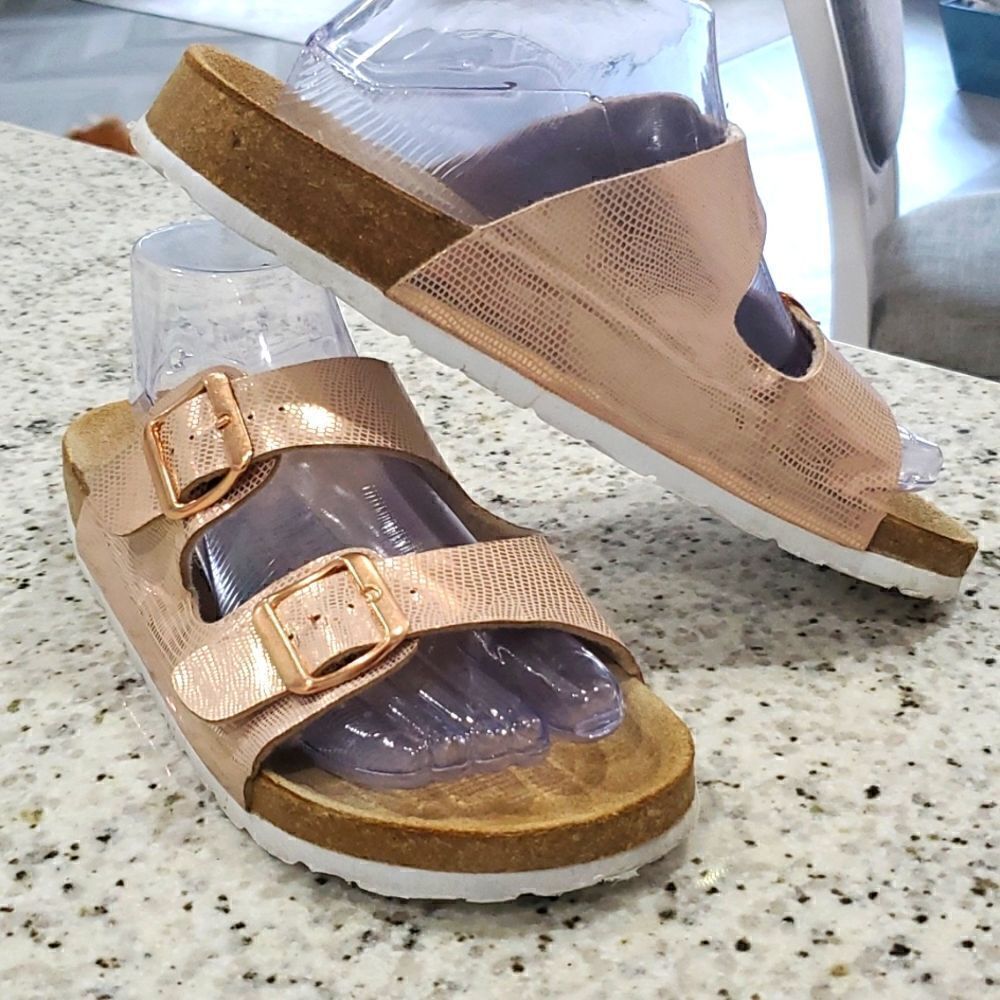 Natural Walk leather sandals by esmara, size 8.5 - Picture 2 of 8